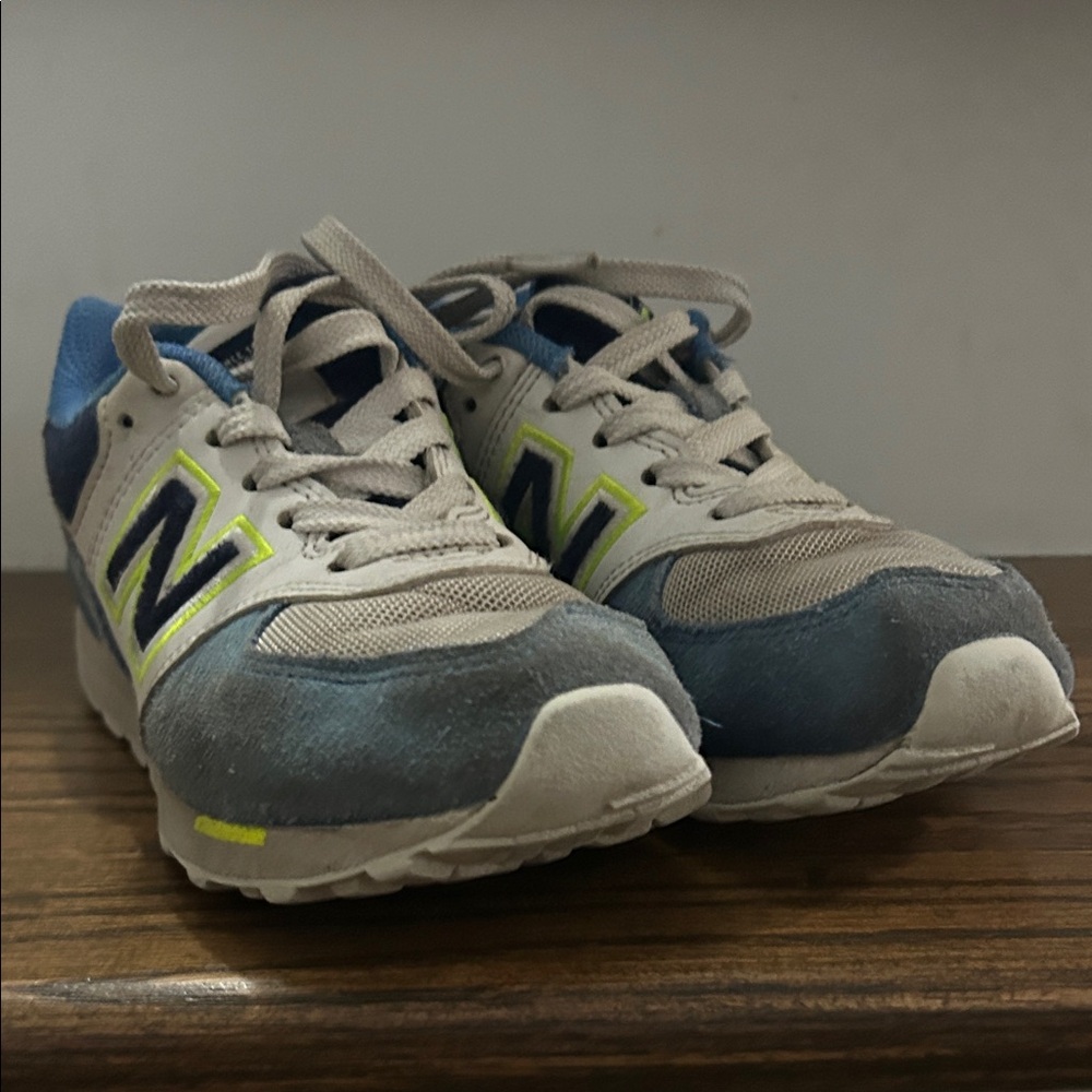 New Balance Kids' Sneakers in Blue and Beige